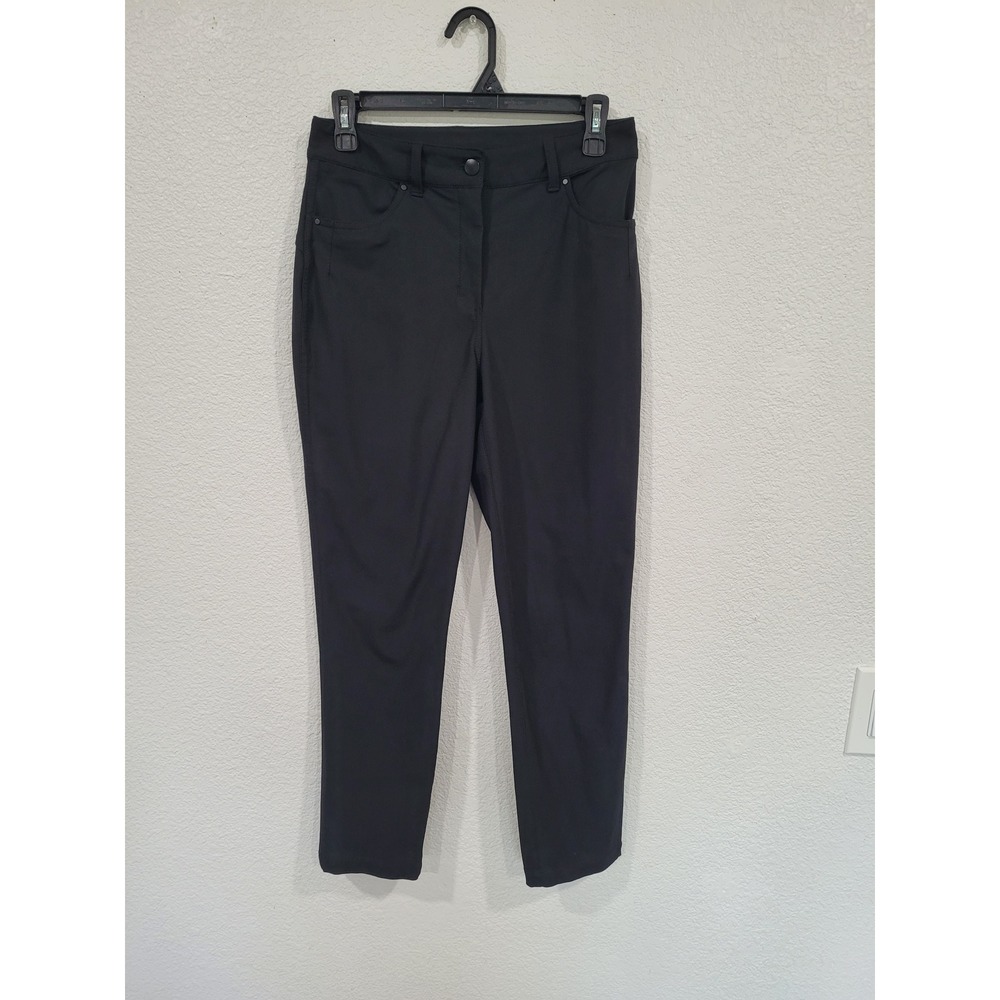 Lululemon City Sleek 5 Pocket‎ 7/8 Length Pants Black High Rise Size 6 #C